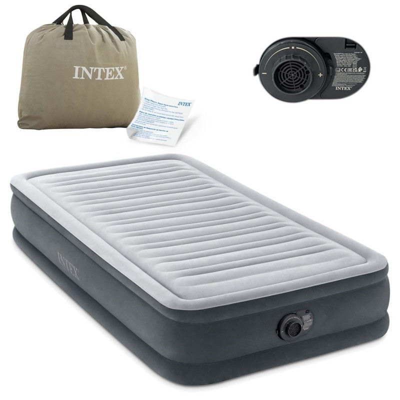 Täispuhutav madrats 191x99x33 cm sisseehitatud elektripumbaga INTEX 67766ND