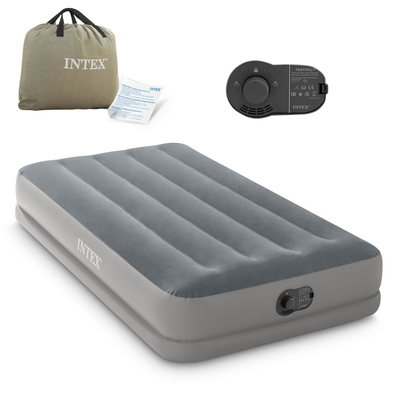 Täispuhutav madrats 191x99x30cm sisseehitatud elektripumbaga INTEX 64112