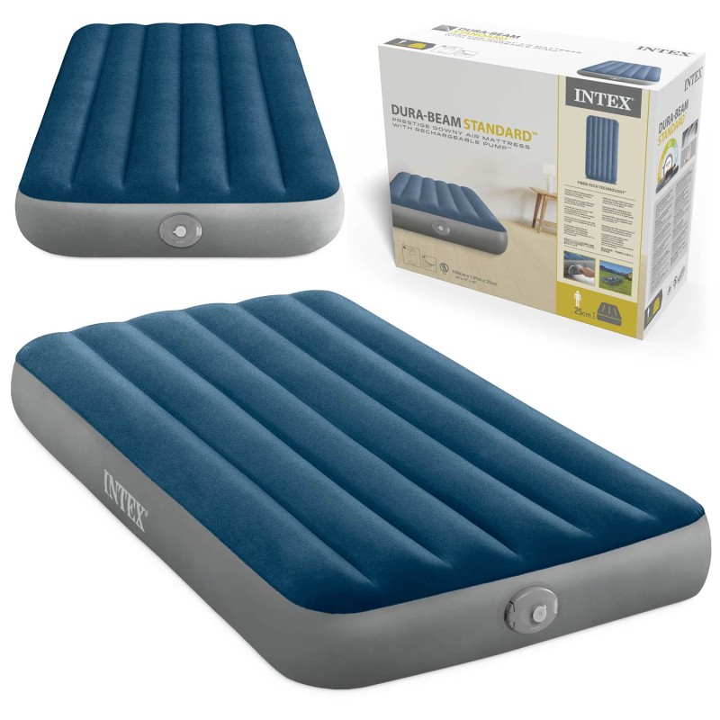 Täispuhutav madrats 191x99x25 cm sisseehitatud USB pumbaga INTEX 64187NP