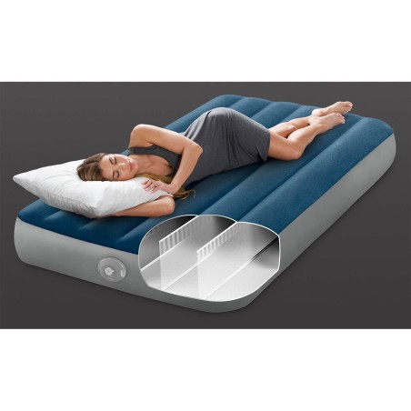 Täispuhutav madrats 191x99x25 cm sisseehitatud USB pumbaga INTEX 64187NP