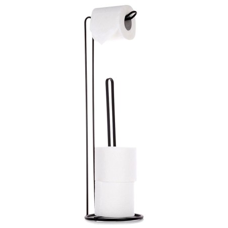 Metallist tualettpaberi alus, must, 54 cm