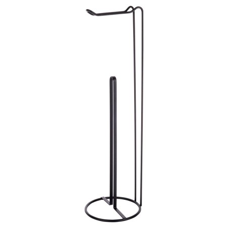 Metallist tualettpaberi alus, must, 54 cm