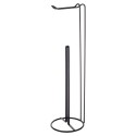 Metallist tualettpaberi alus, must, 54 cm