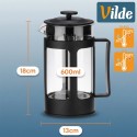 Kolb kohvi- ja teetõmmis, klaas, 600 ml