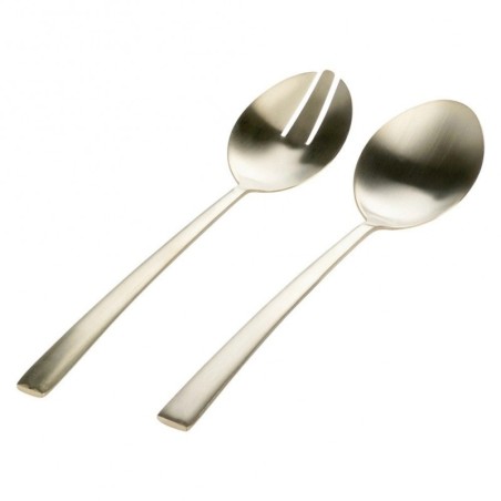 Kullast terasest salati lusikad 25 cm 2 tk. | FreshDesign.ee