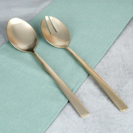 Kullast terasest salati lusikad 25 cm 2 tk. | FreshDesign.ee