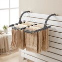 Hall metallist pesukuivati ​​radiaatoril, pikendatav, 32,5-60x35 cm