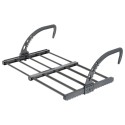 Hall metallist pesukuivati ​​radiaatoril, pikendatav, 32,5-60x35 cm