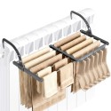 Hall metallist pesukuivati ​​radiaatoril, pikendatav, 45-83x35 cm