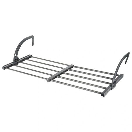 Hall metallist pesukuivati ​​radiaatoril, pikendatav, 45-83x35 cm