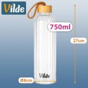 Klaasist veepudel 750 ml