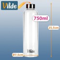 Klaasist veepudel 750 ml