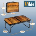 Kokkupandav alumiiniumist turismilaud 60x40x25 cm
