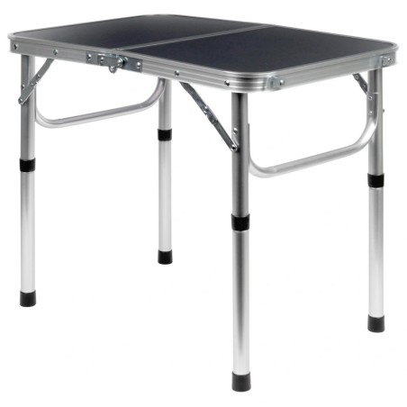 Kokkupandav metallist turismilaud, grafiit 2in1, 60x40x26/52 cm