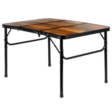 Kokkupandav alumiiniumist turismilaud 2in1 90x60x25/54,5 cm