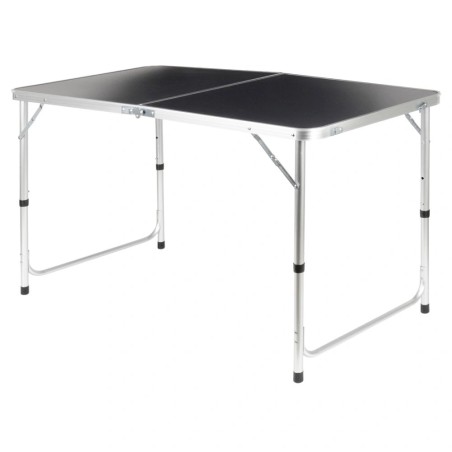 Kokkupandav metallist turismilaud, grafiit 3in1, 120x60x54/62/70 cm