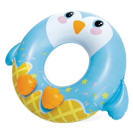 Pingviini ujumisrõngas 81 cm INTEX 59266