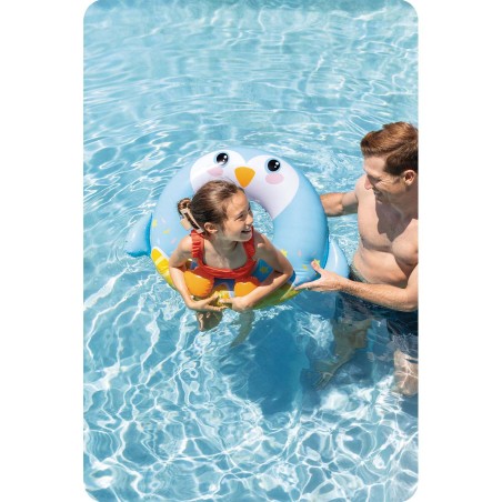 Pingviini ujumisrõngas 81 cm INTEX 59266