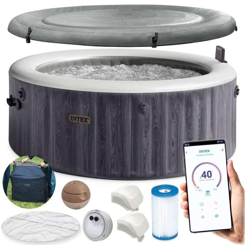 Täispuhutav hüdromassaažiga SPA 4 inimesele INTEX 28440NP