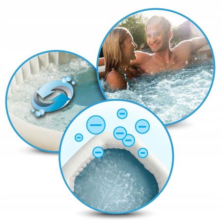 Täispuhutav hüdromassaažiga SPA 4 inimesele INTEX 28440NP