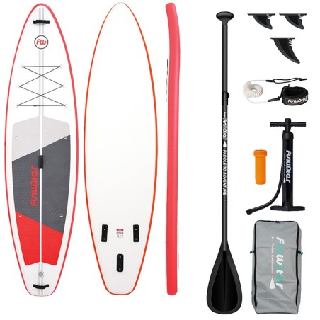 FunWater SUP aerulaud SUPFW69C 3,35 m (punane-valge)