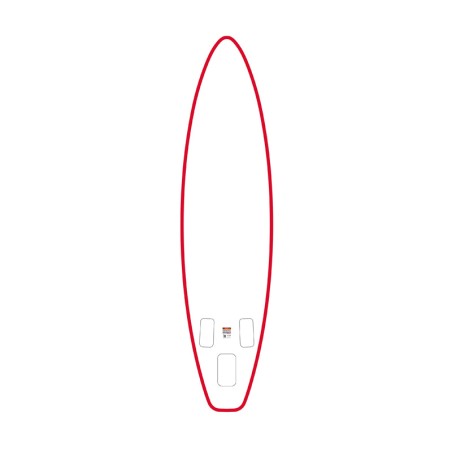 FunWater SUP aerulaud SUPFW69C 3,35 m (punane-valge)