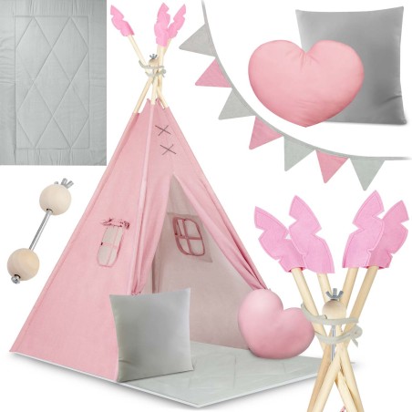Tipi telk lastele- roosa
