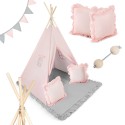 Tipi telk lastele  - heleroosa