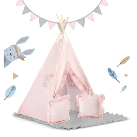 Tipi telk lastele  - heleroosa