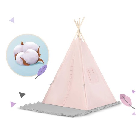 Tipi telk lastele  - heleroosa