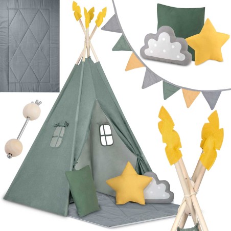 Tipi telk lastele  - roheline
