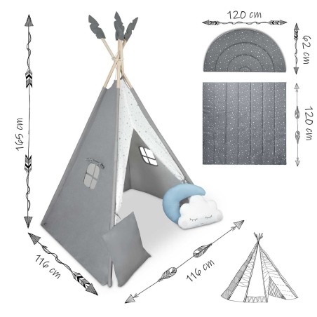 Tipi telk lastele - hall
