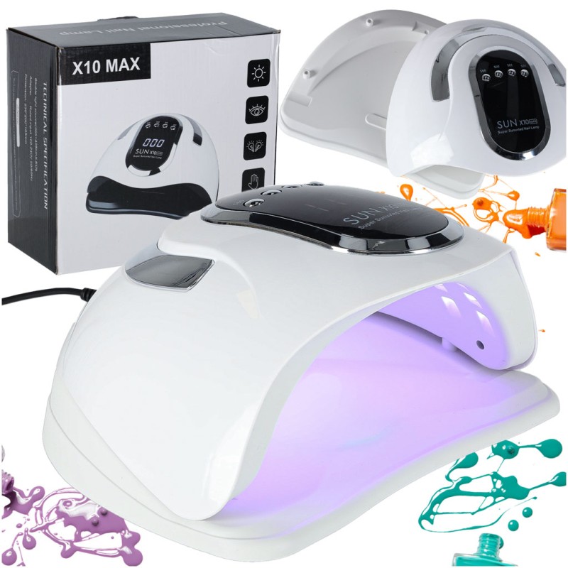 Küünelamp Sun X10 UV 45 LED 280W maniküür hübriid geelid