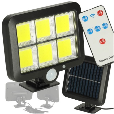 Päikese liikumis- ja hämarusanduriga lamp 120 LED