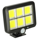 Päikese liikumis- ja hämarusanduriga lamp 120 LED