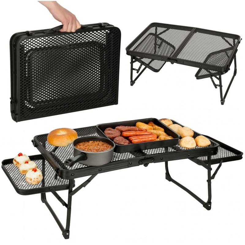 Turismilaud telkimislaud klapplaud 87 x 60 x 40 x 27 cm