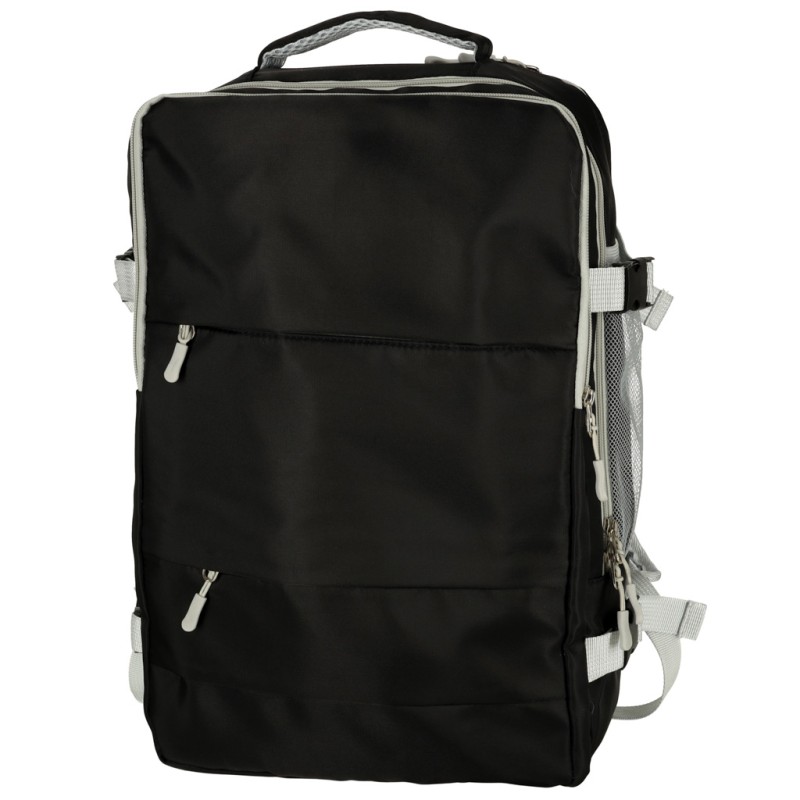 Reisikott lennukile veekindel USB-kaabel 45x16x28cm must