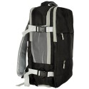 Reisikott lennukile veekindel USB-kaabel 45x16x28cm must