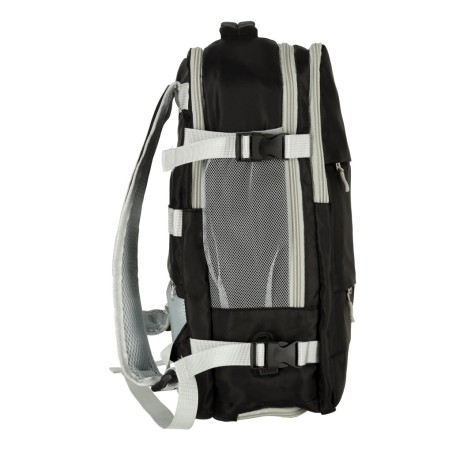 Reisikott lennukile veekindel USB-kaabel 45x16x28cm must