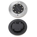 Maapealsed päikesepaneelidega aiatuled 8LED 4tk külmvalge