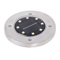 Maapealsed päikesepaneelidega aiatuled 8LED 4tk külmvalge
