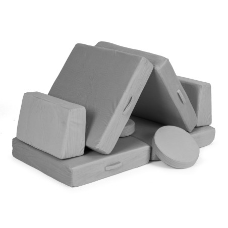 Suur kokkupandav mooduldiivan lastele DIY, 8 pehmet patja - hall 