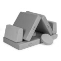 Suur kokkupandav mooduldiivan lastele DIY, 8 pehmet patja - hall 