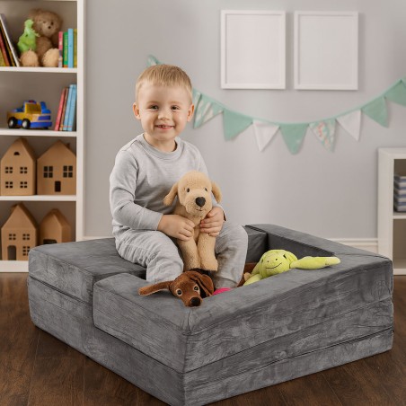 Modulaarne kokkupandav diivan lastele DIY 4 pehmet patja - hall