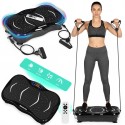 Tselluliidivastane vibratsiooniplatvorm masseerija takistusribadega + pult, MOVEPRO