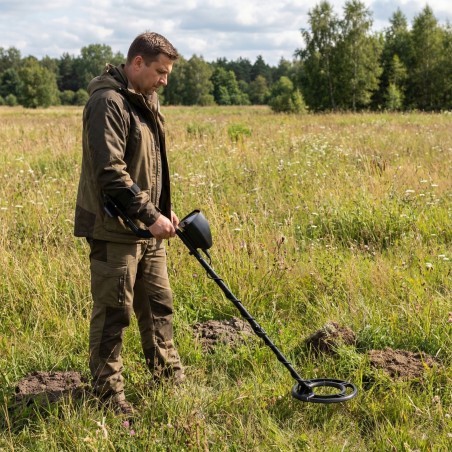 Kolme režiimiga metallidetektor kulla, hõbeda ja mündi tuvastamiseks, LCD-ekraan