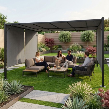 Aia pergola terrass 3x4 m terasest lehtla varikatus hall 