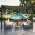 Aia pergola terrass 3x4 m terasest lehtla varikatus hall 