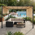 Aia pergola terrass 3x4 m terasest vaatetorn beež 