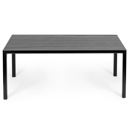 Suur 8-kohaline polüpuidust aialaud 180×90 cm siseõue ja aia jaoks – hall lauaplaat 